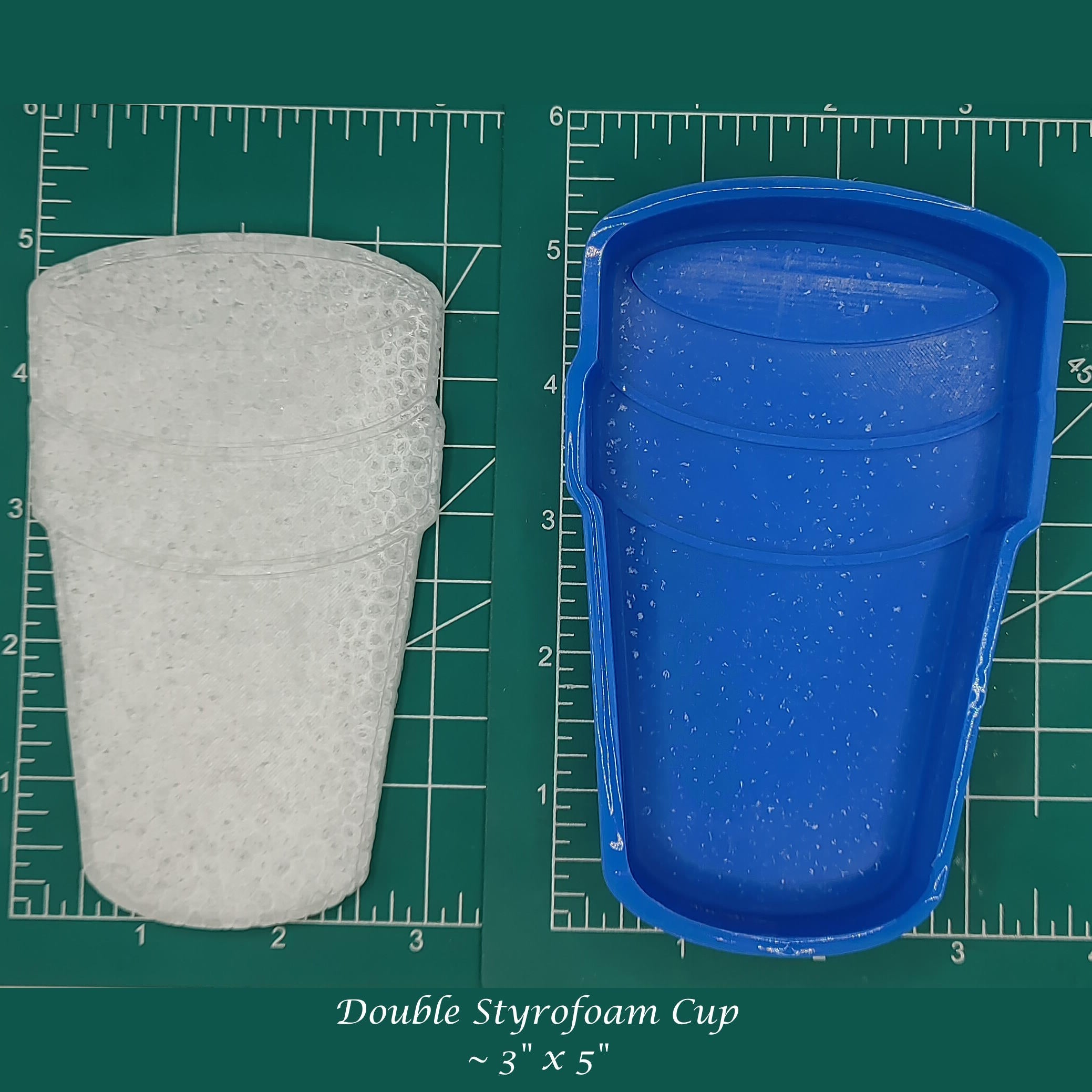 Double Styrofoam Cup Silicone Freshie Mold Cozy Leopard Boutique