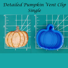 Load image into Gallery viewer, Detailed Pumpkin Vent Clip Tray - Silicone Freshie Mold
