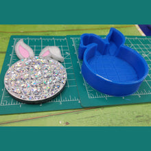 Load image into Gallery viewer, Disco Ball with bunny ears - Silicone freshie mold
