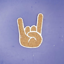 Load image into Gallery viewer, Detailed Rock On, Hook&#39;em Hand -Silicone freshie mold
