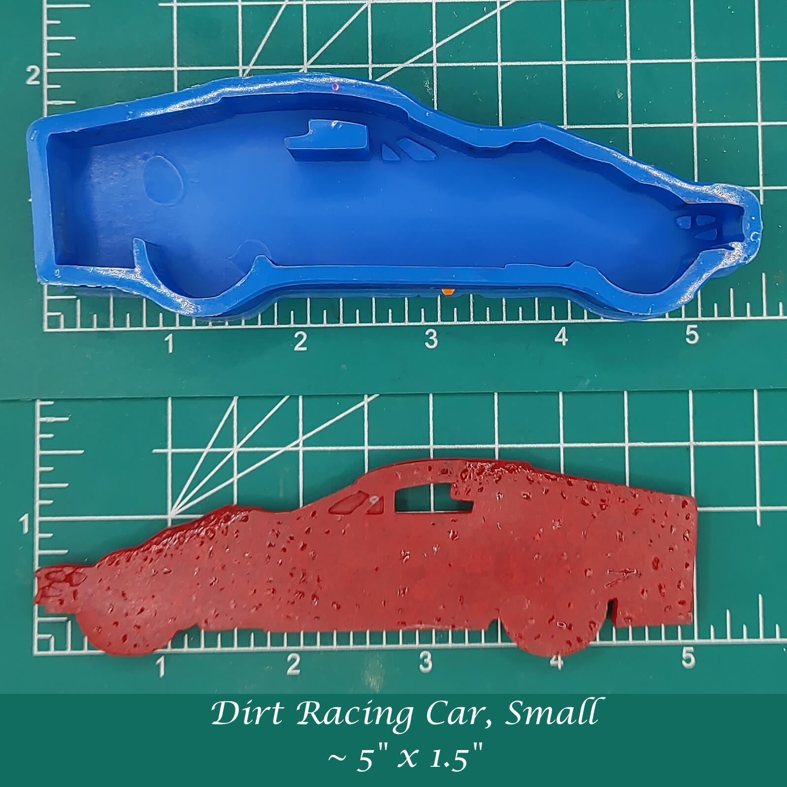 Dirt Racing Car Silicone Freshie Mold Cozy Leopard Boutique
