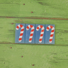 Load image into Gallery viewer, Candy Cane Wax Melt Snap Bar Silicone Mold
