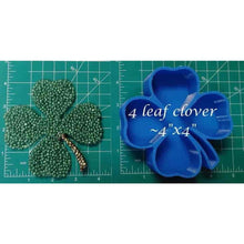 Load image into Gallery viewer, 4 Leaf Clover or Shamrock - Silicone Freshie Mold
