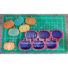 Load image into Gallery viewer, Detailed Pumpkin Vent Clip Tray - Silicone Freshie Mold
